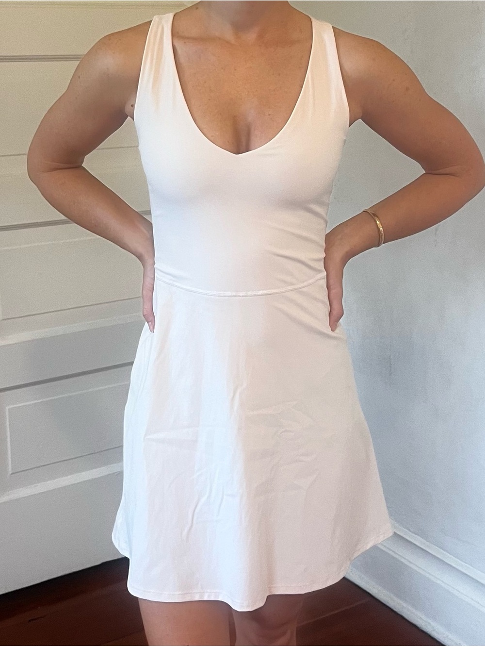 Outdoor Voices pale pink exercise dress